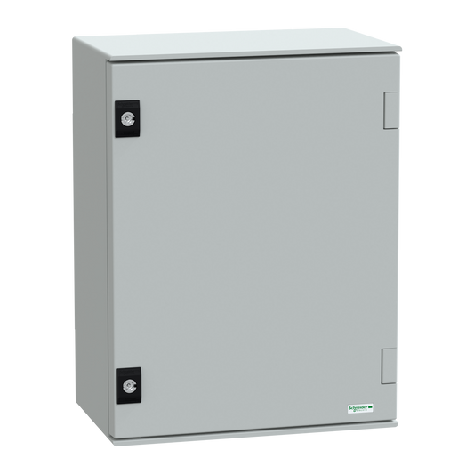 Schneider Electric-NSYPLM43BG-Thalassa - Coffret polyester 430x330x200+chassis bakélite - IP66 Ral 7035