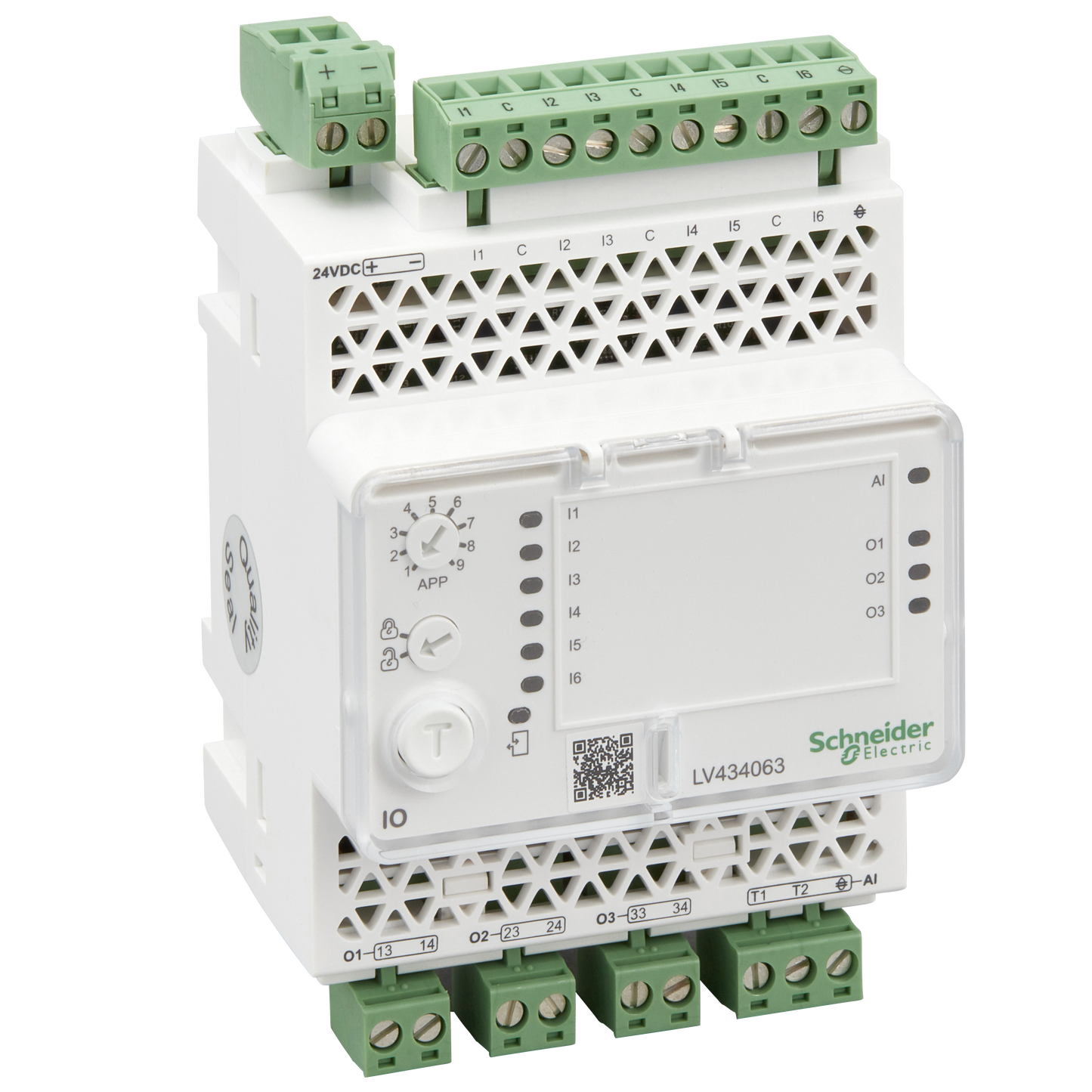 Schneider Electric-LV434063-EnerlinX - Module I/O - Interface d'entrées/sorties pour ComPacT et MasterPacT