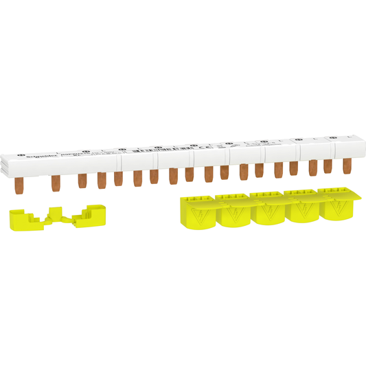 Schneider Electric-R9PXH210-Resi9 - peigne monobloc - 1P+N - 63A - 10 modules - cache dents 5M