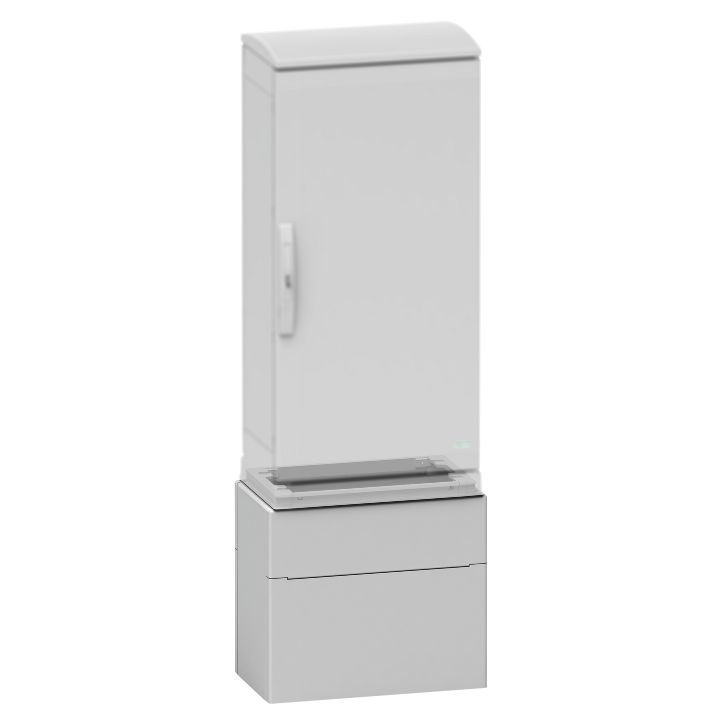 Schneider Electric-NSYZZ553G-Thalassa - Socle polyester hauteur 500 mm pour NSYPLAZ(T) L500P320 Ral 7035