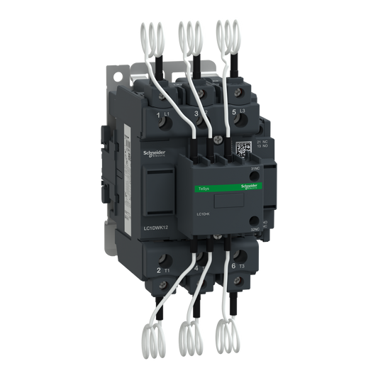 Schneider Electric-LC1DWK12P5-TeSys LC1DW - contacteur - 3P - 400..440V 60kVAr - bobine 230Vca