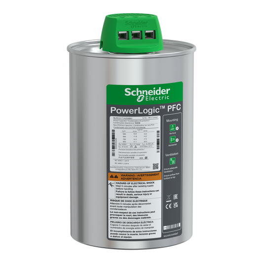 Schneider Electric-BLRCH171A205B83-CONDENSATEUR CAN HDY 17.1 /20.5KVAR 830V