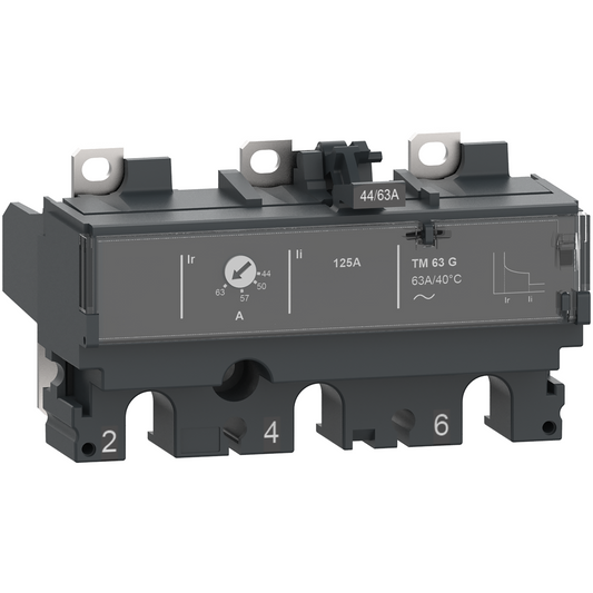 Schneider Electric-C103MG025-ComPacT NSX - Déclencheur magnéto-thermique TM-G 25A - 3P3D pour NSX100