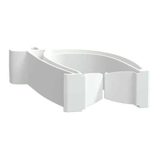 Schneider Electric-LVS04264-PrismaSeT G - Bracelets de circulation verticaux - 138x25x73 - lot de 12