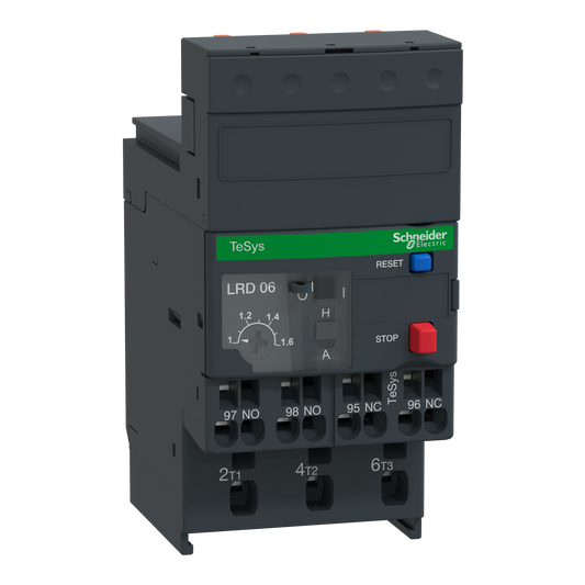 Schneider Electric-LRD063-TeSys LRD - relais de protection thermique - 1..1,6A - classe 10A