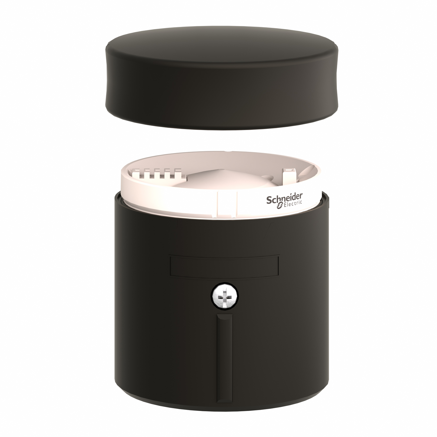 Schneider Electric-XVBC21-Harmony XVB - embase+couvercle pour colonne - sans tube à décharge - noir - IP65