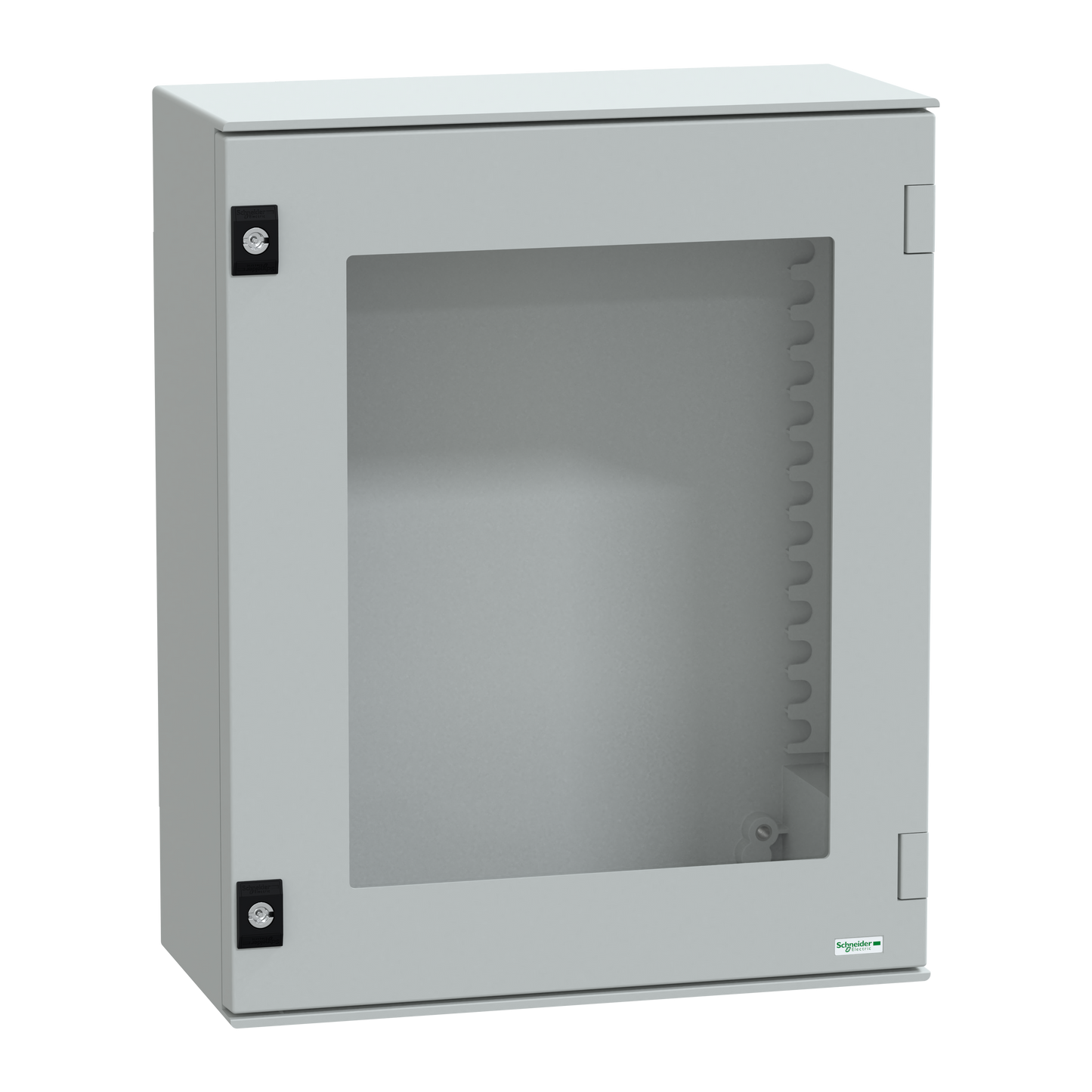 Schneider Electric-NSYPLM54TG-Thalassa - Coffret polyester 530x430x200 - Porte vitrée - IP66 Ral 7035