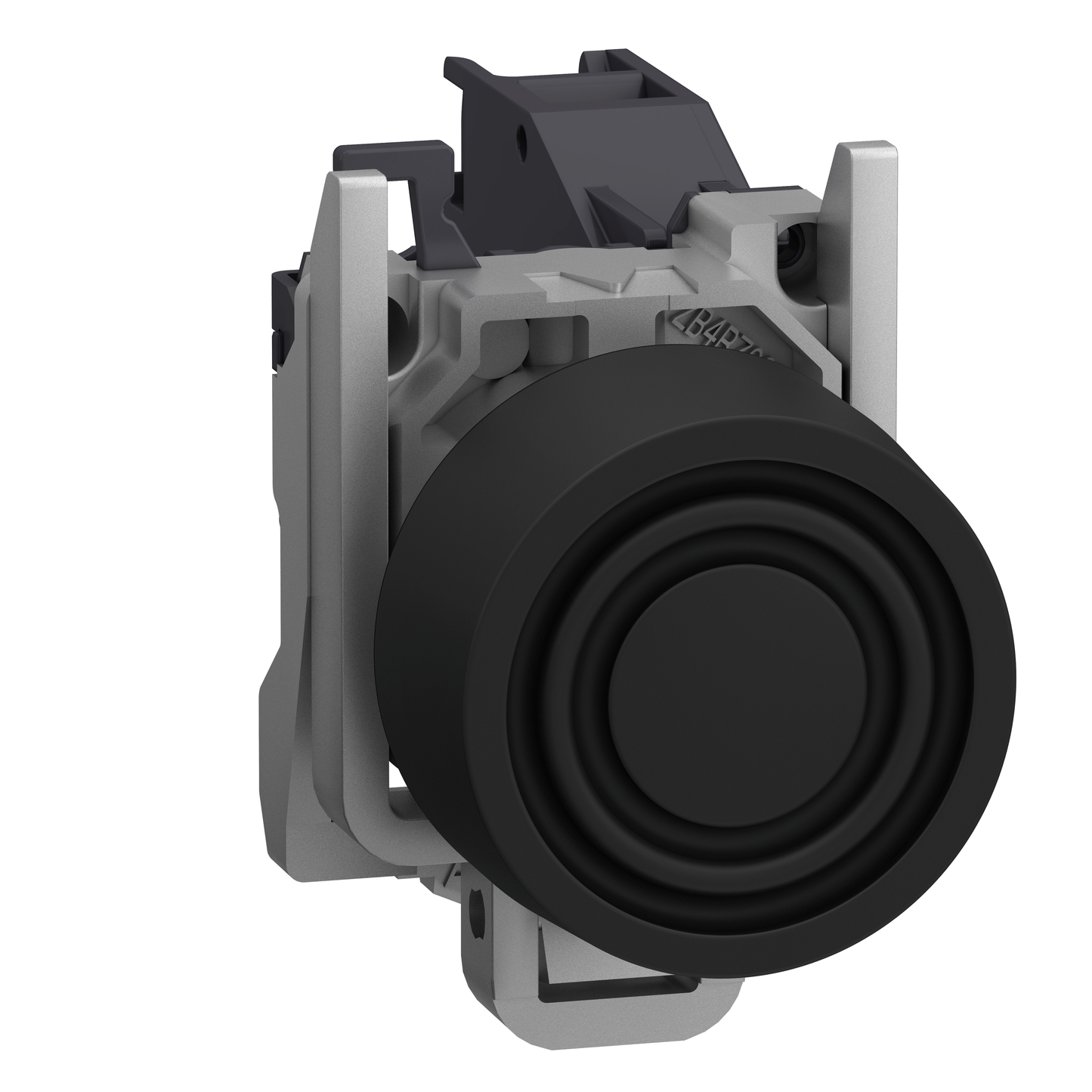 Schneider Electric-XB4BPS21GEX-Harmony XB4 - bouton poussoir impuls Atx gaz - Ø22 - capuchon - noir - 1F - vis