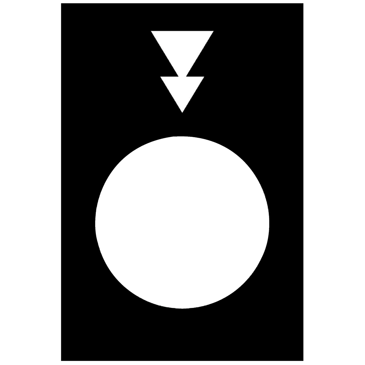 Schneider Electric-ZB2BY2956-Harmony - étiquette - 30x40mm - noir - descente PV-GV