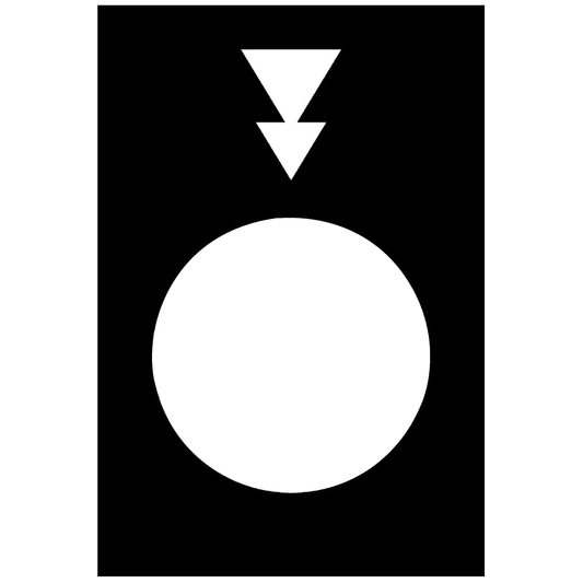 Schneider Electric-ZB2BY2956-Harmony - étiquette - 30x40mm - noir - descente PV-GV