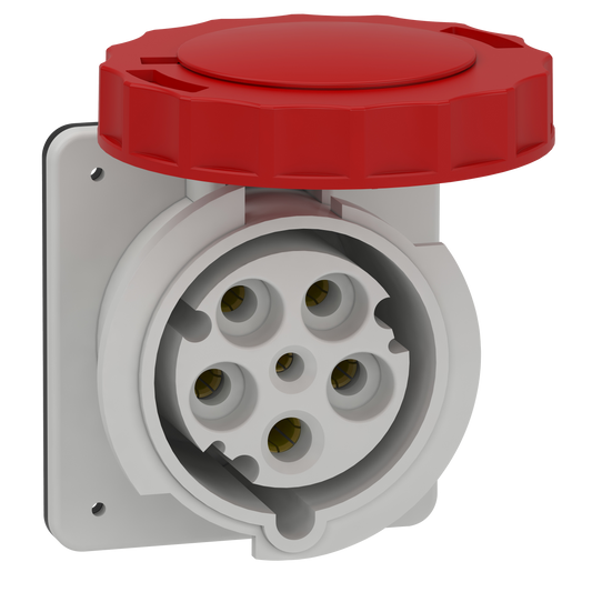 Schneider Electric-81683-Mureva - prise industrielle droite CEE - 63A 5P 380V 6U - IP67