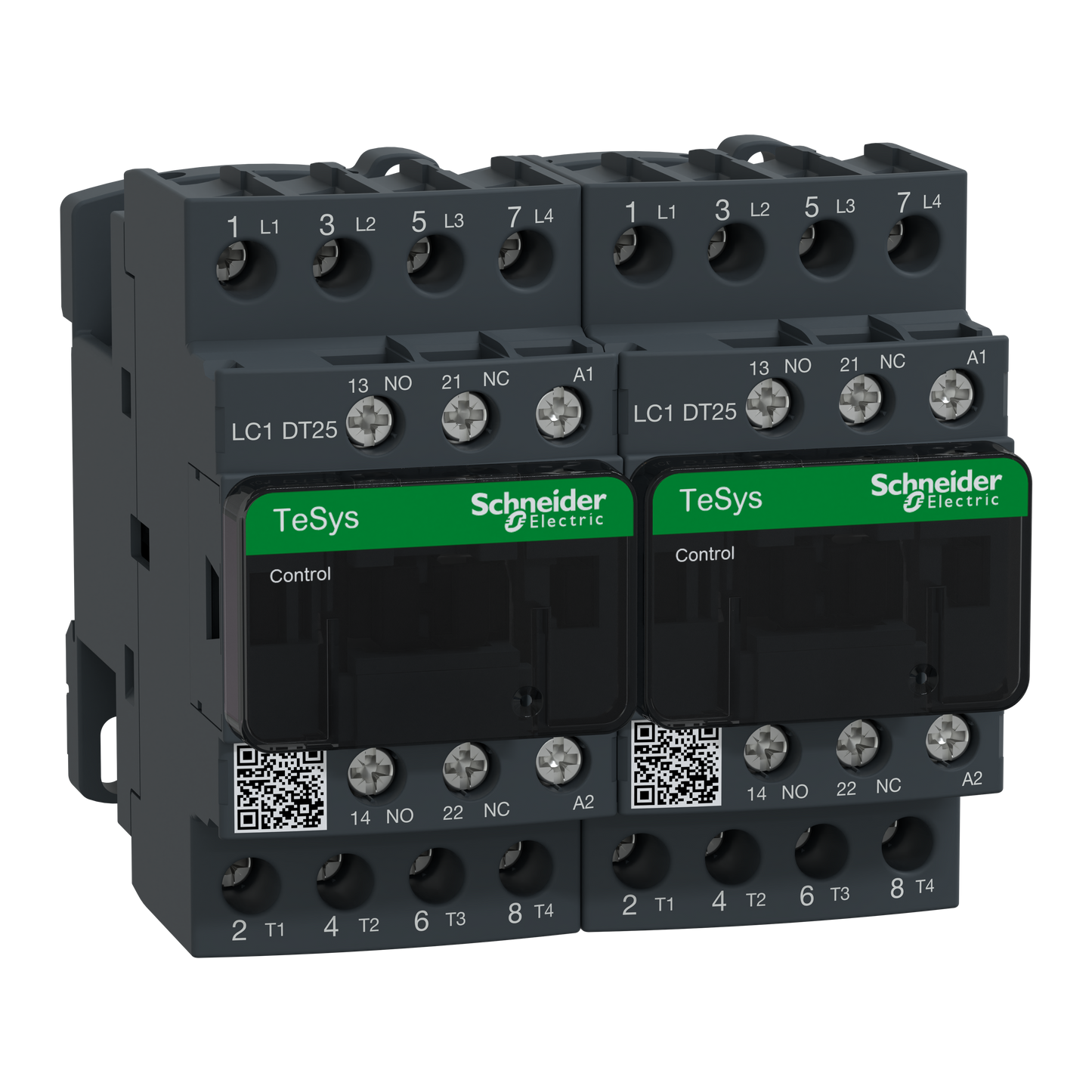 Schneider Electric-LC2DT25G7-TeSys LC2D - contacteur inverseur - 4P - AC-1 440V - 25A - bobine 120Vca