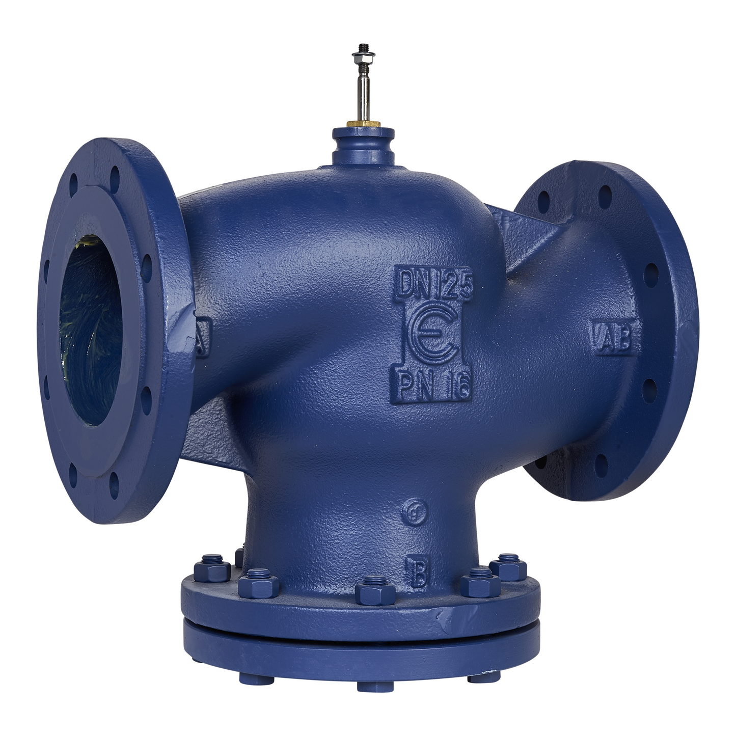 Schneider Electric-VG221F-125C-Vanne 2 voies fonte à bride PN16 DN125 Kv200 à cage équilibrée