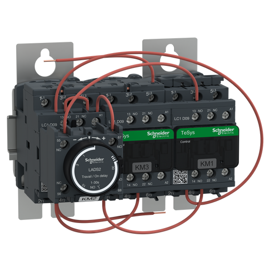 Schneider Electric-LC3D09AB7-TeSys LC3D - démarreur étoile triangle sur platine - bobine 24Vca