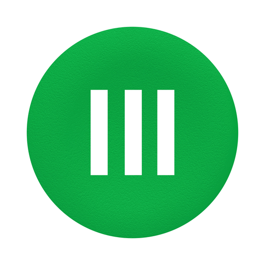 Schneider Electric-ZBAF337-Harmony - capsule pr bouton poussoir - Ø22 - affleurant lisse - 'III' - vert