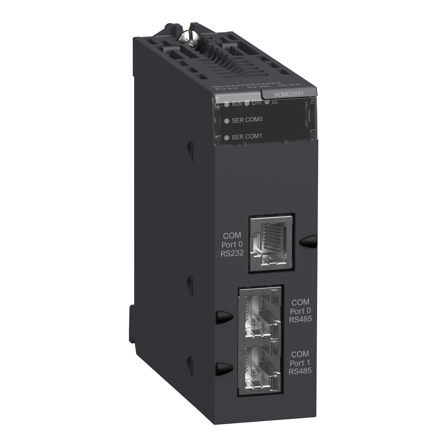Schneider Electric-BMXNOM0200H-Modicon X80 - module interface bus série RS485/RS232 Modbus ASCII 2voies - durci