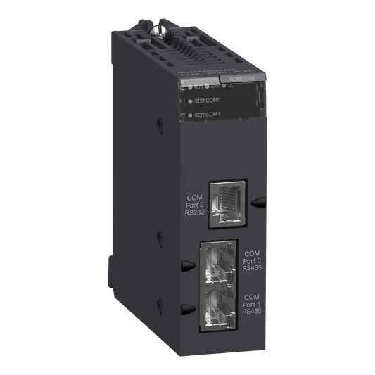 Schneider Electric-BMXNOM0200H-Modicon X80 - module interface bus série RS485/RS232 Modbus ASCII 2voies - durci