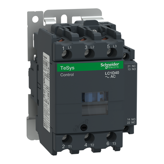 Schneider Electric-LC1D40P7S335-TeSys D - contacteur EN60335 - 3P (3NO) + 1NO + 1NF - AC3 <=440V 40A - 230Vca