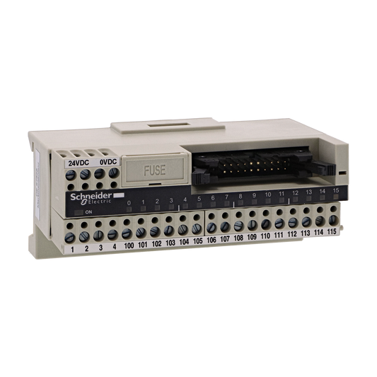 Schneider Electric-ABE7H16C11-Telefast ABE7 - embase de raccordement passive - 16 entrées ou sorties - DEL