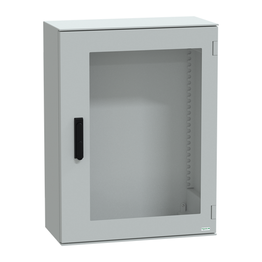Schneider Electric-NSYPLM86TVG-Thalassa - Coffret 847x636x300 - porte vitrée fermeture 3 pts - IP66 Ral7035