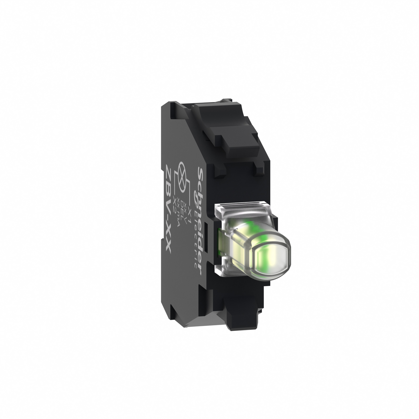 Schneider Electric-ZBVB1-Harmony - bloc lumineux XB4-XB5 - 24VACDC -LED Universelle - racc vis étrier
