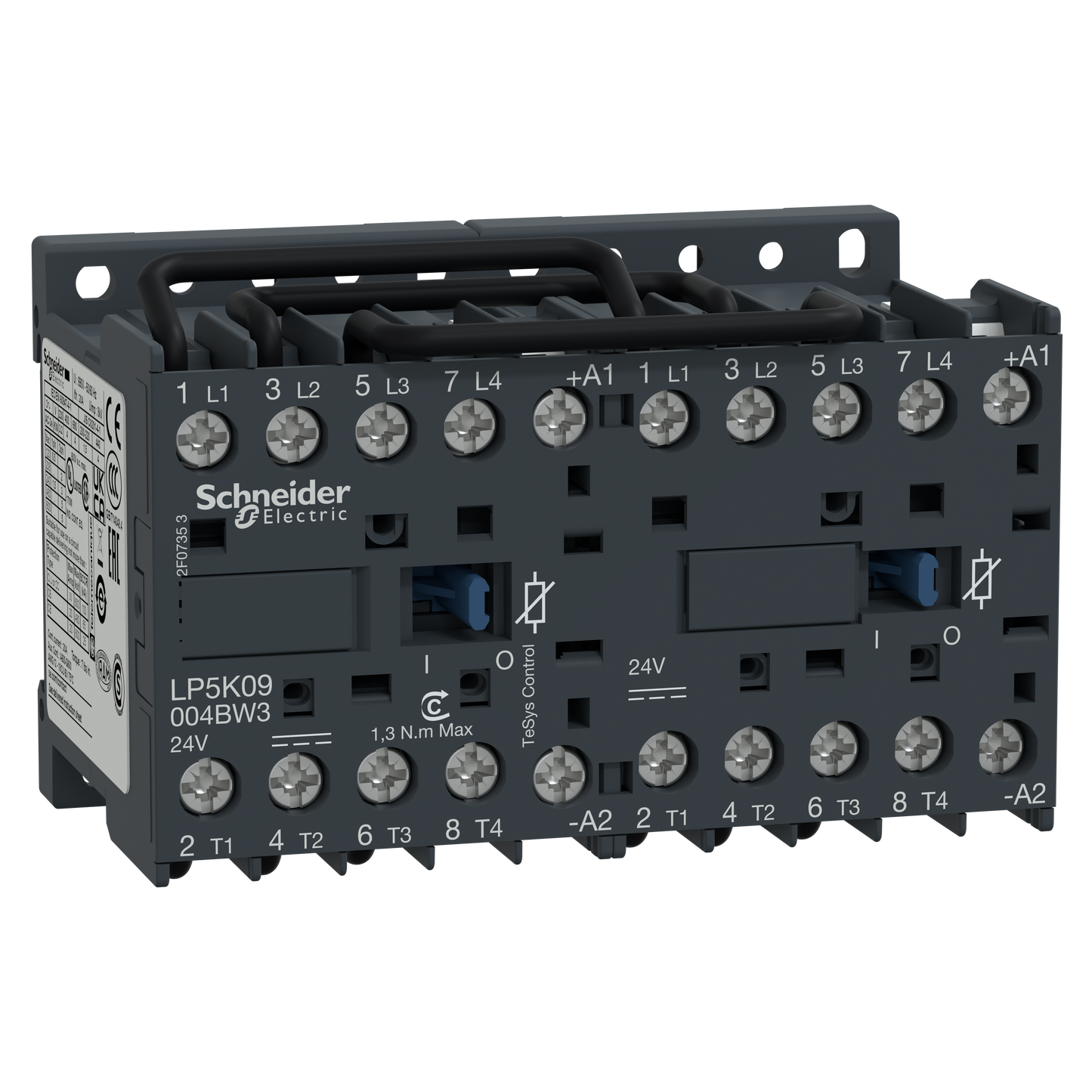 Schneider Electric-LP5K09004BW3-TeSys LP5K - contacteur inverseur - 4P - AC-1 440V - 20A - bobine 24Vcc