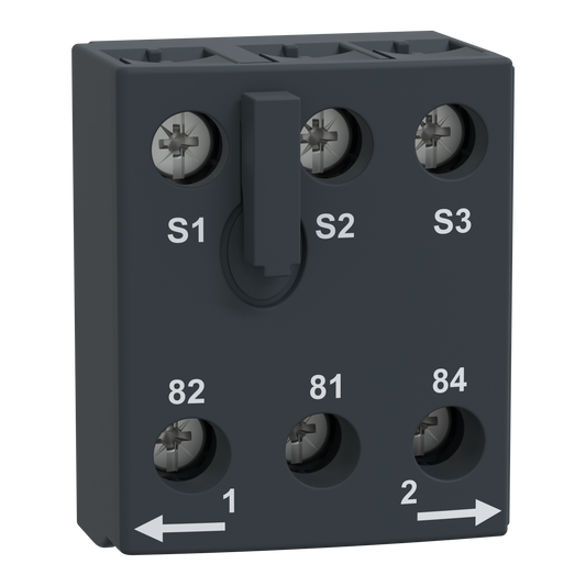 Schneider Electric-LU9MR1-TeSys U - bornier de commande - pour départ-moteur inverseur TeSys U