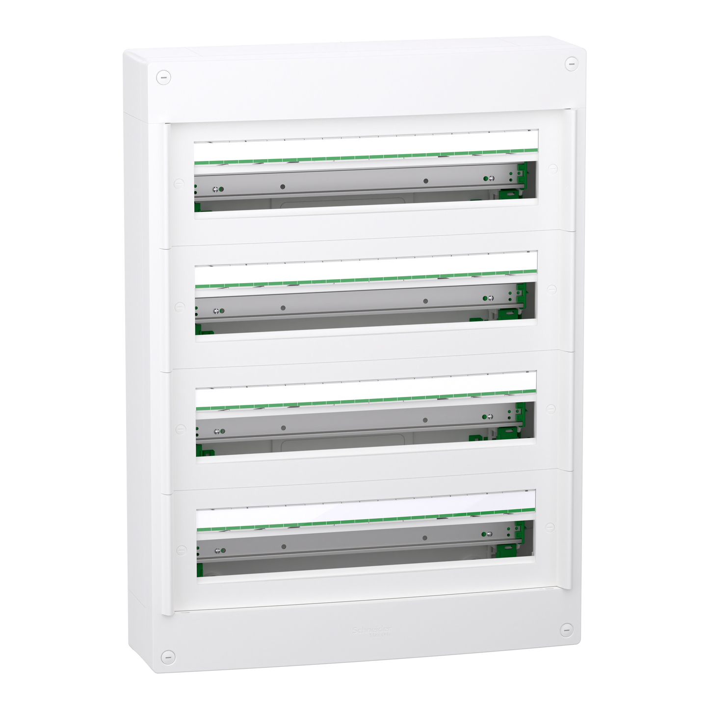 Schneider Electric-LVSXT424-PrismaSeT XS - Coffret plastique saillie 4 rangées 24 modules - sans porte