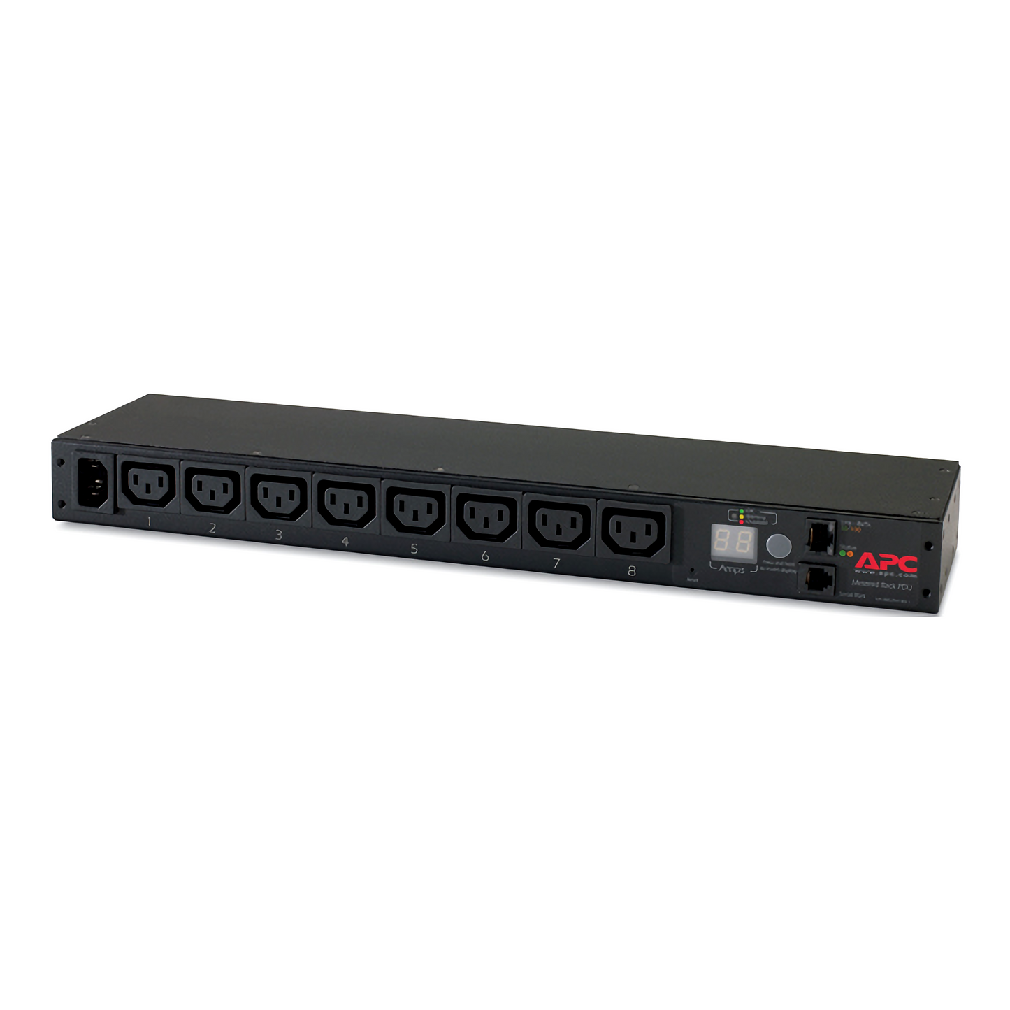 APC-AP7820B-APC NetShelter Metered Rack PDU - Bandeau de prise - 1U - 12A/208V - 10A/230V