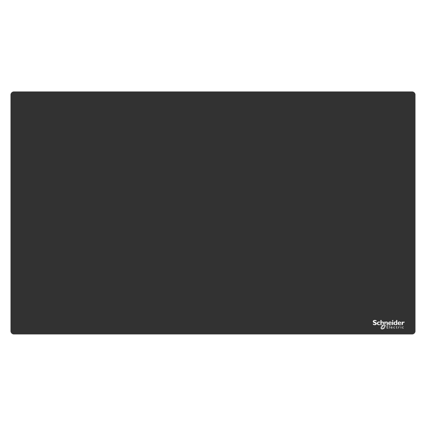 Schneider Electric-ZBYLEG503000-Harmony - plastron - panneau vierge - 500x300 - non marqué - plastique - noir