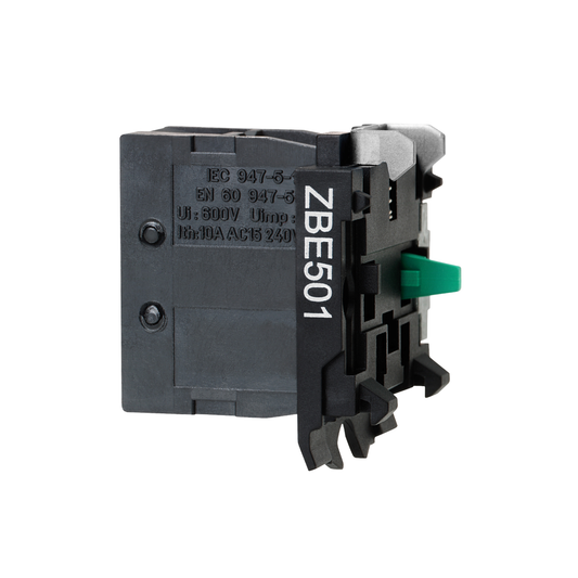 Schneider Electric-ZBE501-Harmony - bloc contact - 1F - forte charge - raccordement vis-étrier