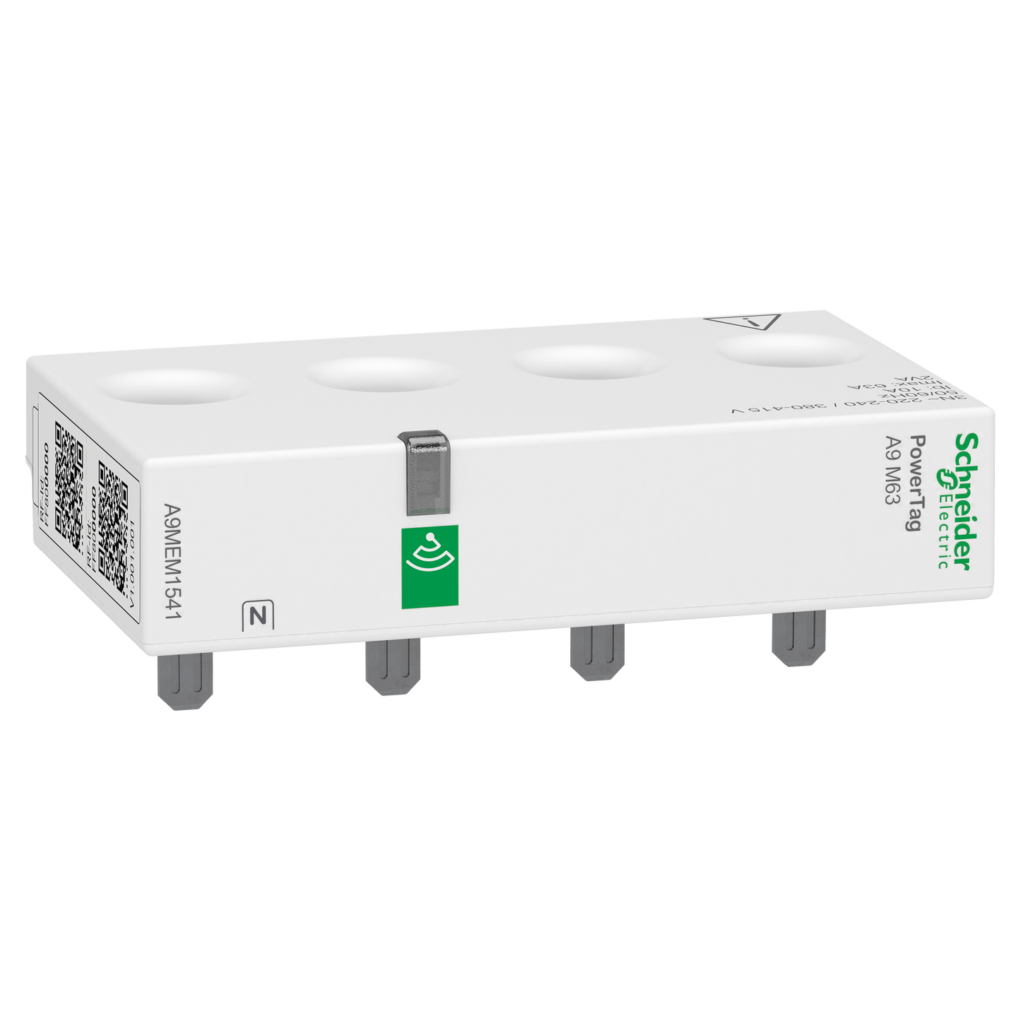 Schneider Electric-A9MEM1541-PowerTag - Capteur de mesure radiofréquence - iC60 iID DT60 - 3P+N 63A - amont