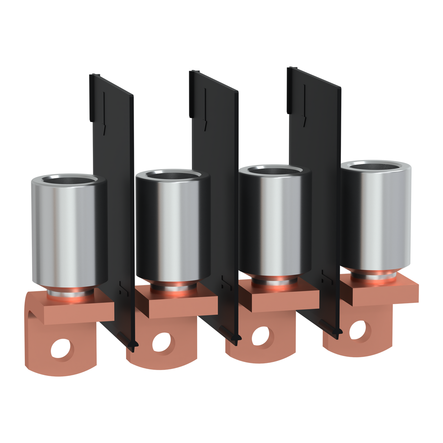 Schneider Electric-TPSCON64-TransferPacT TA630 - 4 cosses à sertir câble Alu 300mm² - séparateur de phases