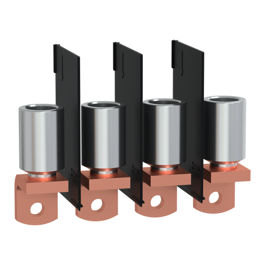 Schneider Electric-TPSCON64-TransferPacT TA630 - 4 cosses à sertir câble Alu 300mm² - séparateur de phases