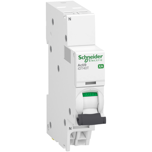 Schneider Electric-A9PA2620-Acti9 iDT40 XA - Disj. modulaire - auto - 1P+N - 20A - Courbe C - 4500A/6kA