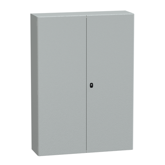 Schneider Electric-NSYS3D141030DP-PanelSeT S3D - Enveloppe acier - H1400xL1000xP300 - châssis plein