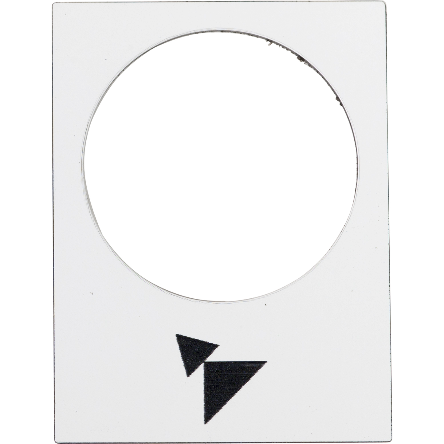 Schneider Electric-ZB2BY4915-Harmony - étiquette - 30x40mm - blanc - avant PV-GV