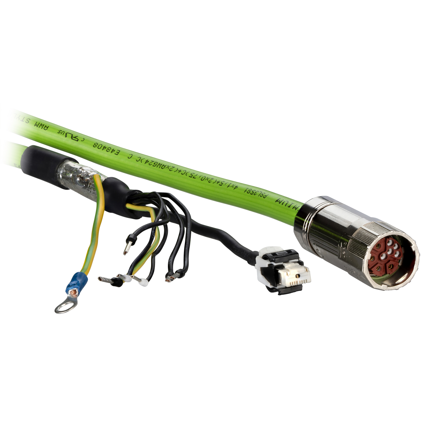Schneider Electric-VW3ED143R300-Lexium - Câble OMC - pour servo SH3 - 1 Cable - 1.5mm² - M23 - 30m