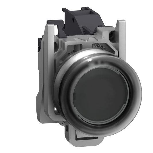 Schneider Electric-XB4BP21GEX-Harmony XB4 - bouton poussoir à impulsion Atx gaz - Ø22 - noir - 1F - vis étrier