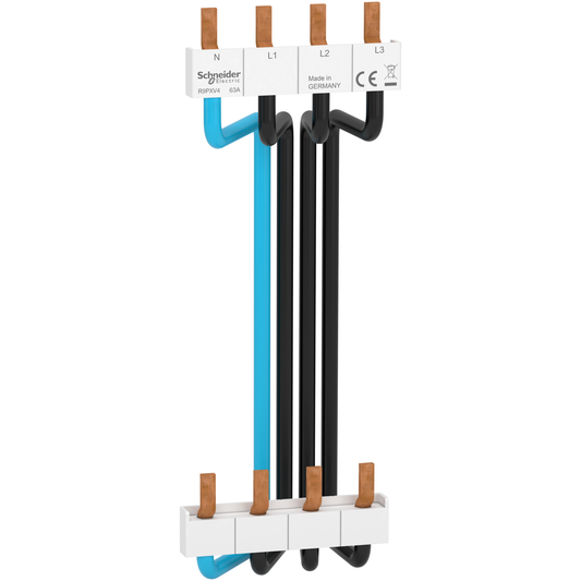 Schneider Electric-R9PXV4-Resi9 - peigne vertical 3P+N - entraxe 150mm - câbles préformés