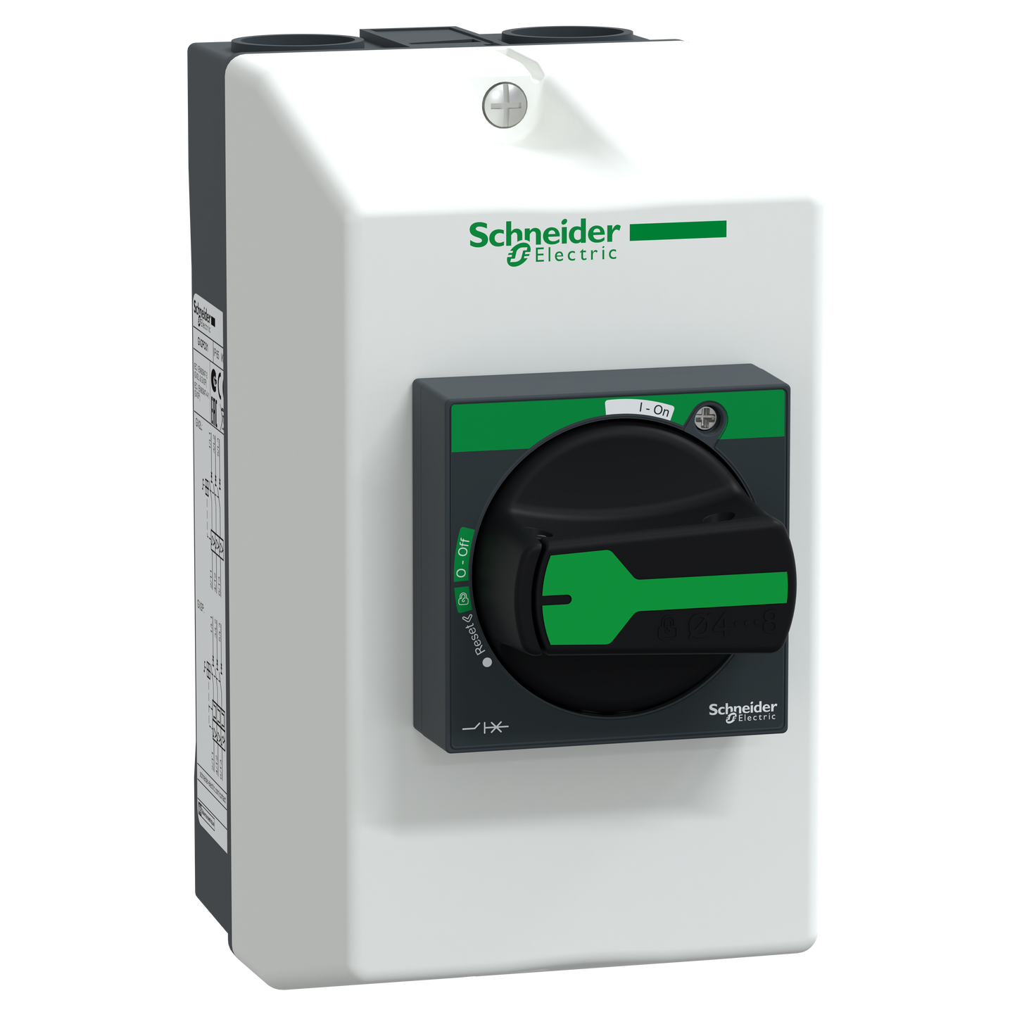 Schneider Electric-GV2PC01-TeSys GV2 - coffret plastique - poignée noire - IP65