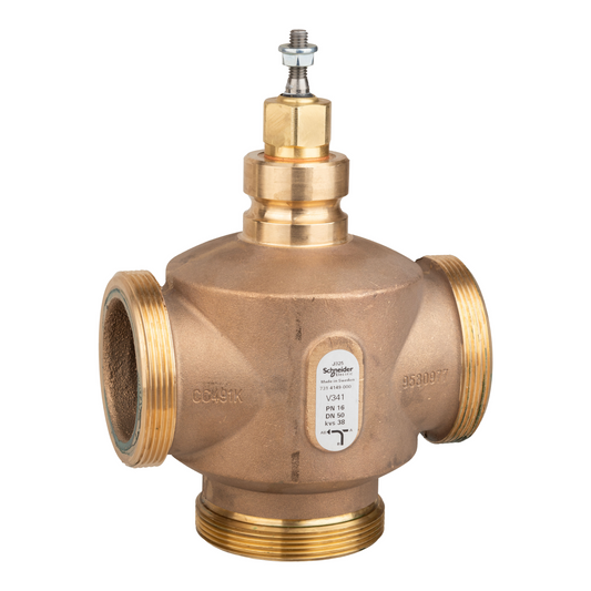 Schneider Electric-7314149000-Vanne 3 voies bronze filetée PN16 DN50 Kv38
