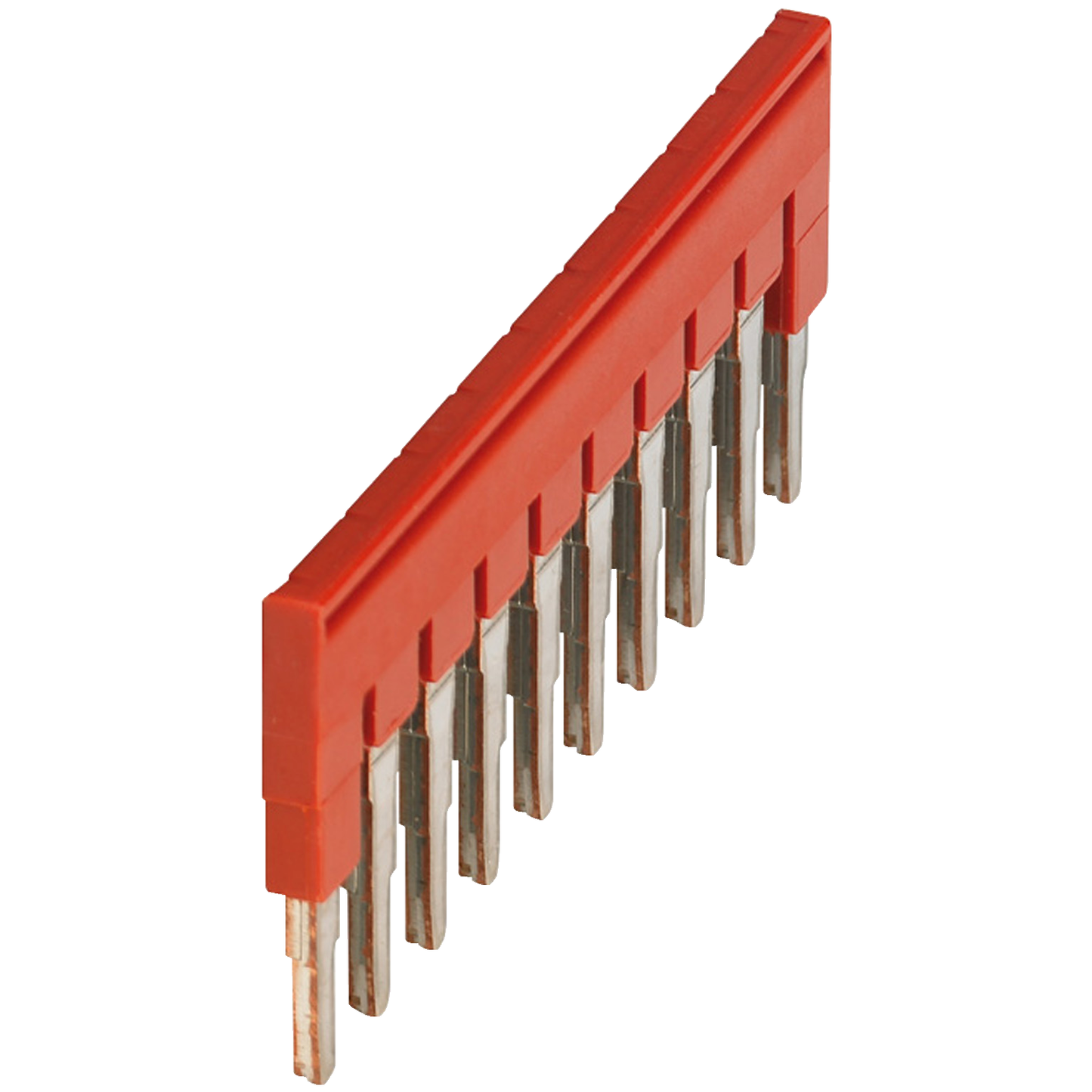 Schneider Electric-NSYTRAL410-Pont enfichable - 10 points - pour bornes 4mm² - rouge