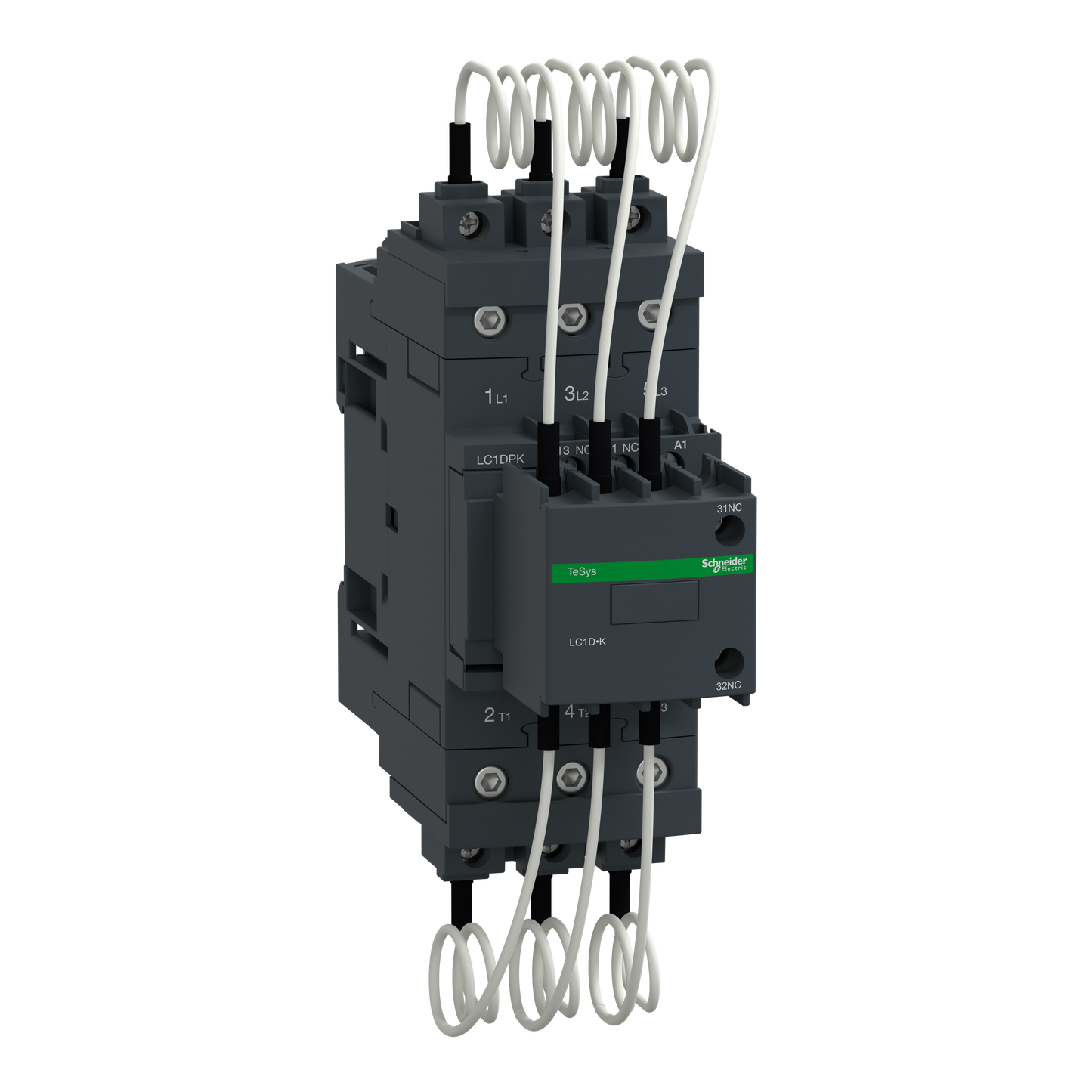 Schneider Electric-LC1DPKM7-TeSys D - Contacteur 30kvar bob 220 v 50/60hz