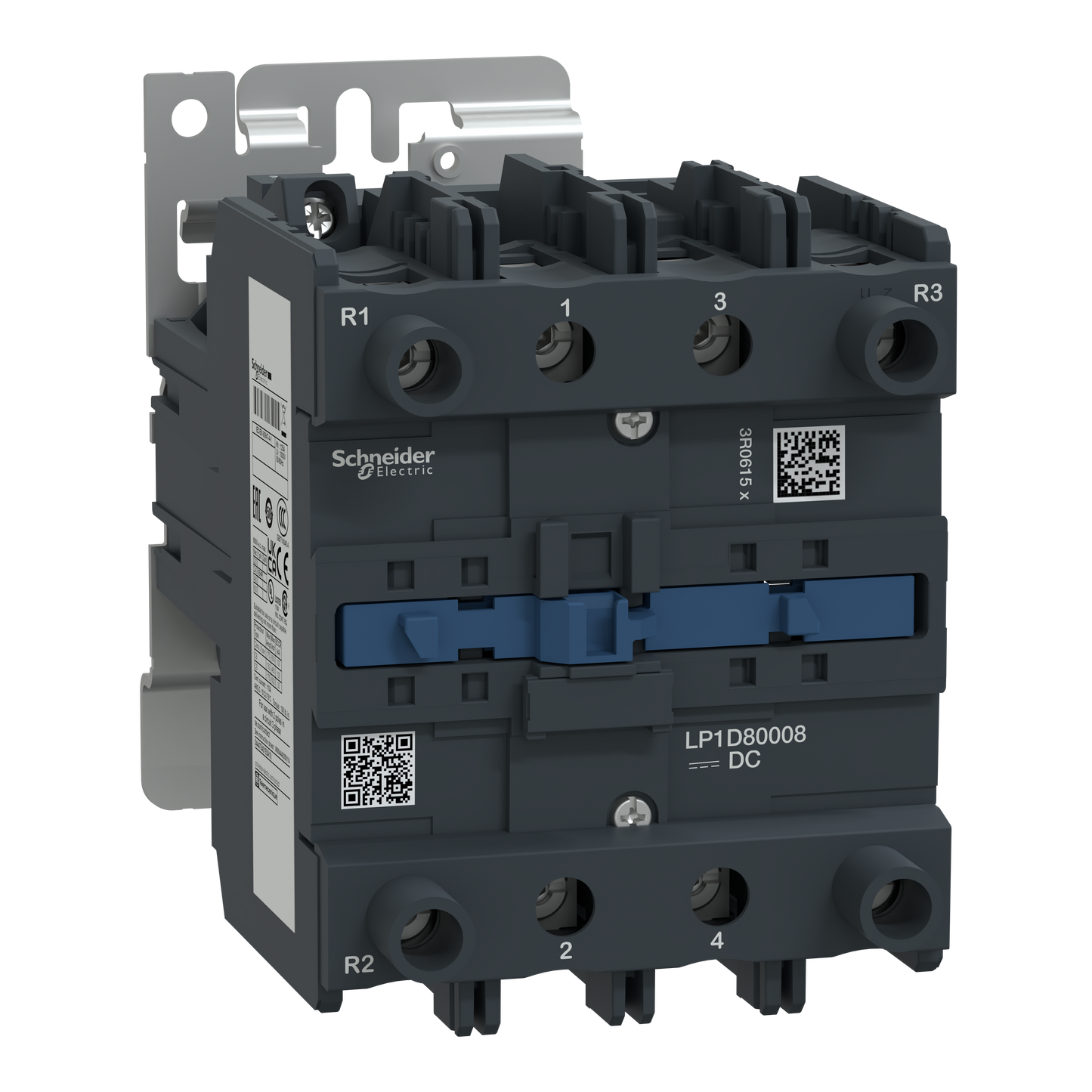 Schneider Electric-LP1D80008BW-CONT 4P 2F+2O 125A 24VCC L-PL