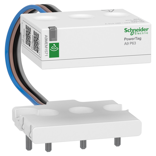 Schneider Electric-A9MEM1571-PowerTag - Capteur de mesure radiofréquence - DT40 - 3P+N - 63A - amont