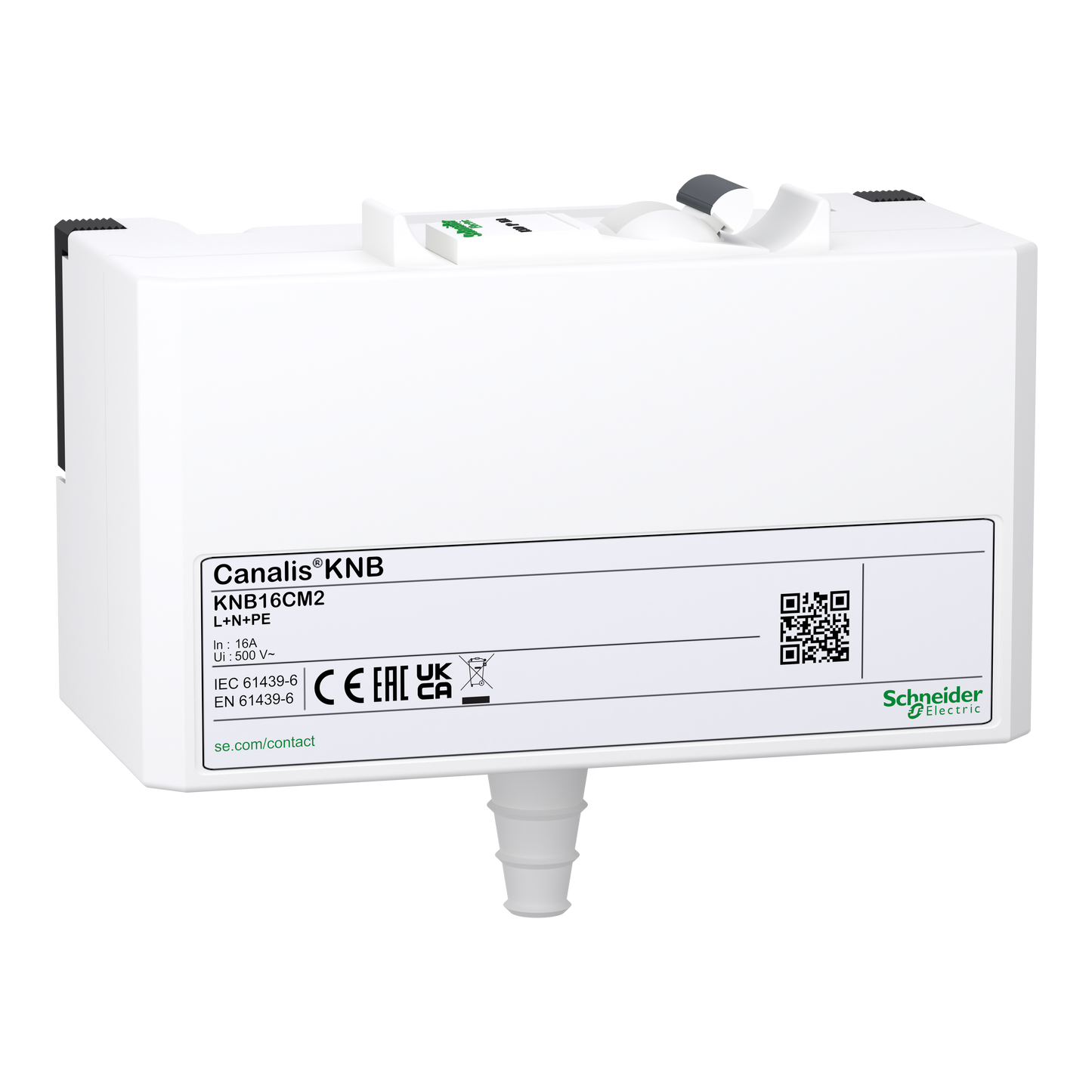 Schneider Electric-KNB16CM2-Canalis KNA & KNT - connecteur dérivat. C60N - Select. Ph-16 A - 1L+N+PE - IP41