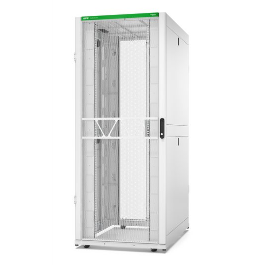 APC-AR3380W2-Rack NetShelter SX2 42U L800XP1200XH1991mm, blanc, avec panneaux latéraux