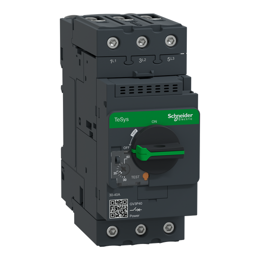 Schneider Electric-GV3P40-TeSys - disjoncteur moteur magnéto-thermique GV3 - 3P - 30A à 40A - Everlink BTR