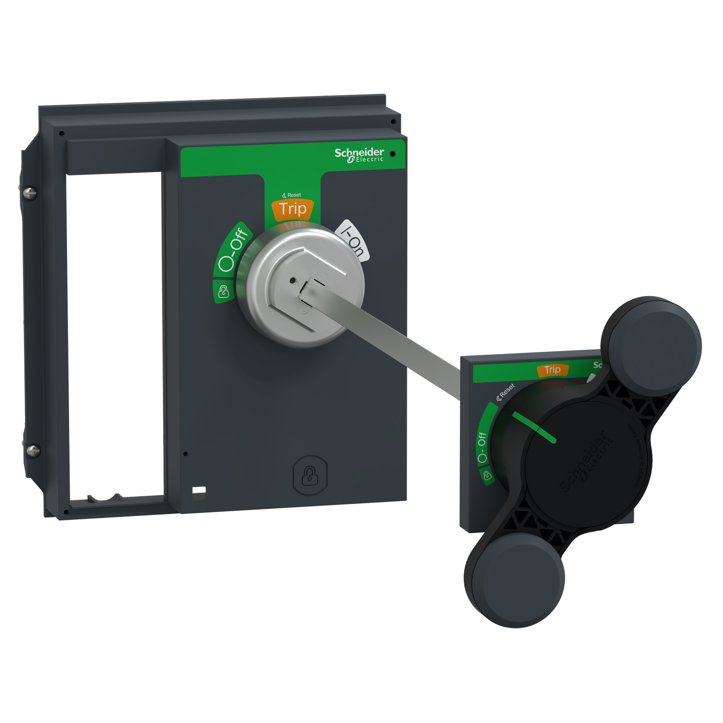 Schneider Electric-33878-ComPact NS - commande rotative prolongée pour NS630-1600A - poignée noire